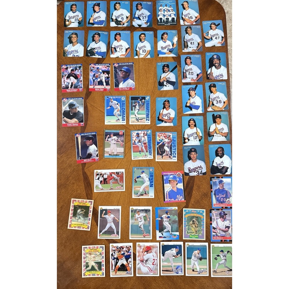 Lots Of 48 Mixed Vintage Baseball Cards -mothers Cookies, Post, - Nolan‎ Ryan